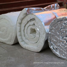 Hot sale factory direct sale aluminum silicate blanket foil insulation 96kg/m3 density ceramic fiber